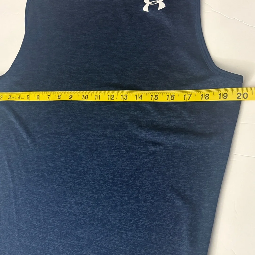 Under Armour The Tech Tank Dark Blue Athletic Tank Top Shirt 2022